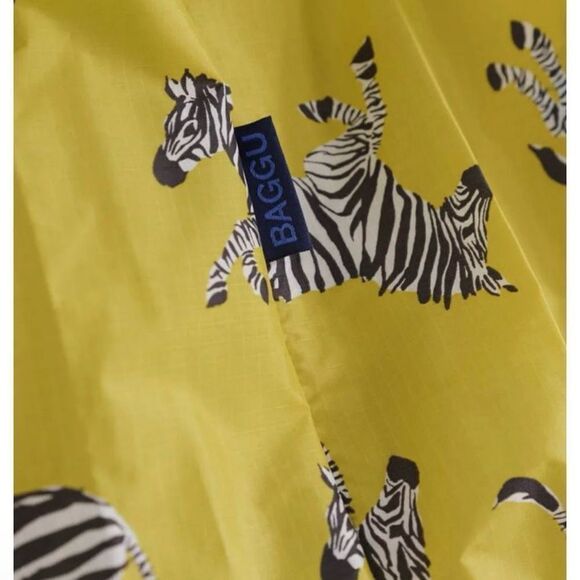 Standard Baggu Ochre Zebra Yellow‎ Green Background Sold Out - Picture 5 of 6